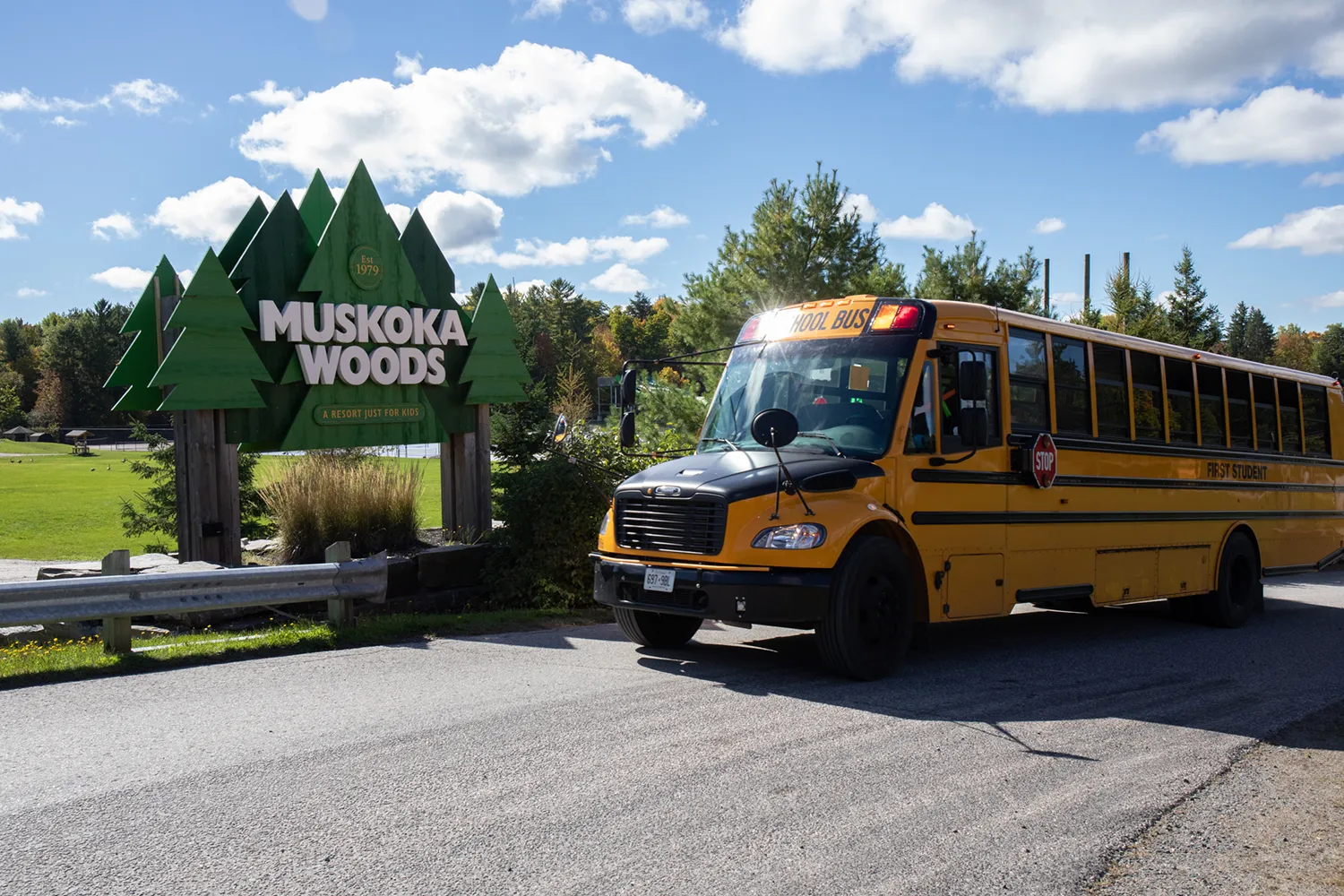 Arrival at Muskoka Woods